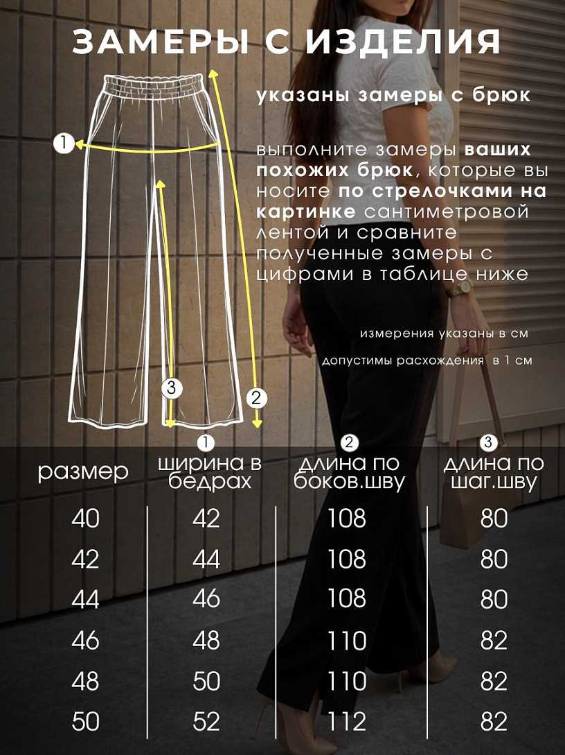 РАСПРОДАЖА Брюки женские клеш_255/темно-синий